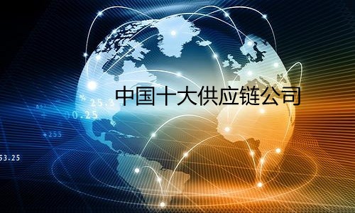 中国十大供应链公司