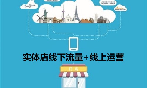 实体店线下流量+线上运营，完成流量销售闭环